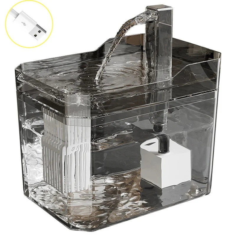 Automatic Cat Water Fountain with Filter