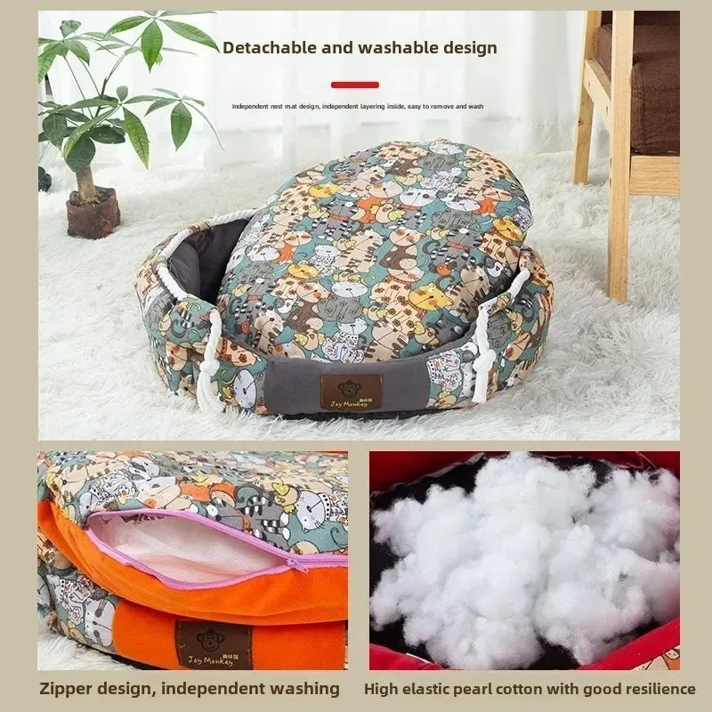 Convertible Sofa Dog Bed – Soft Supportive Pet Mattress