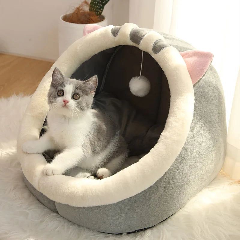 Cozy Cave Pet Bed – Foldable & Washable