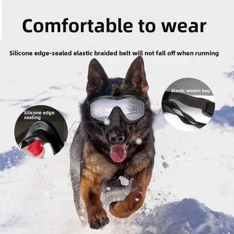 UV Protection Dog Goggles – Adjustable Outdoor Eyewear