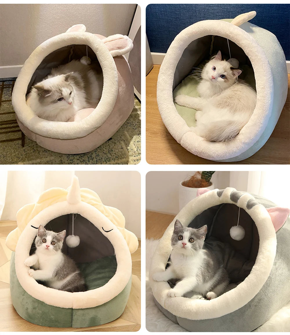 Cozy Cave Pet Bed – Foldable & Washable