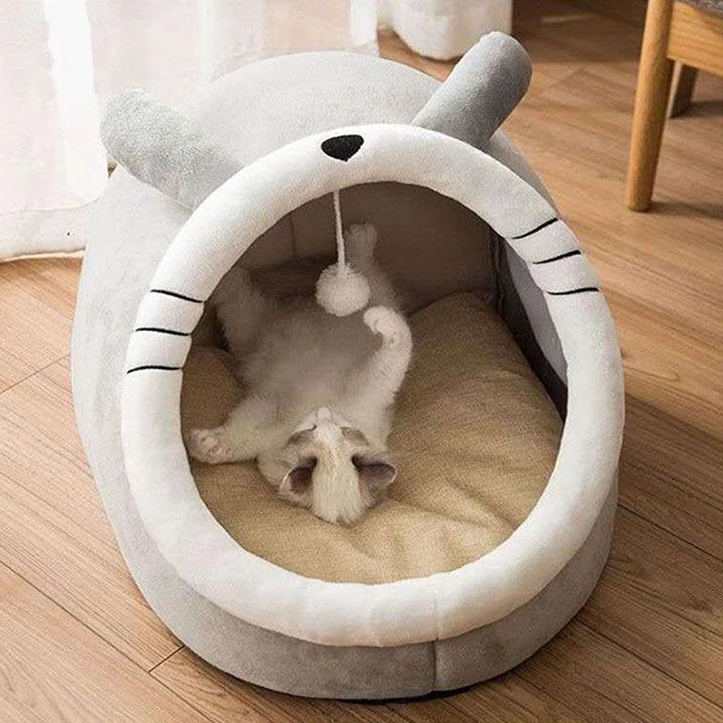 Cozy Cave Pet Bed – Foldable & Washable