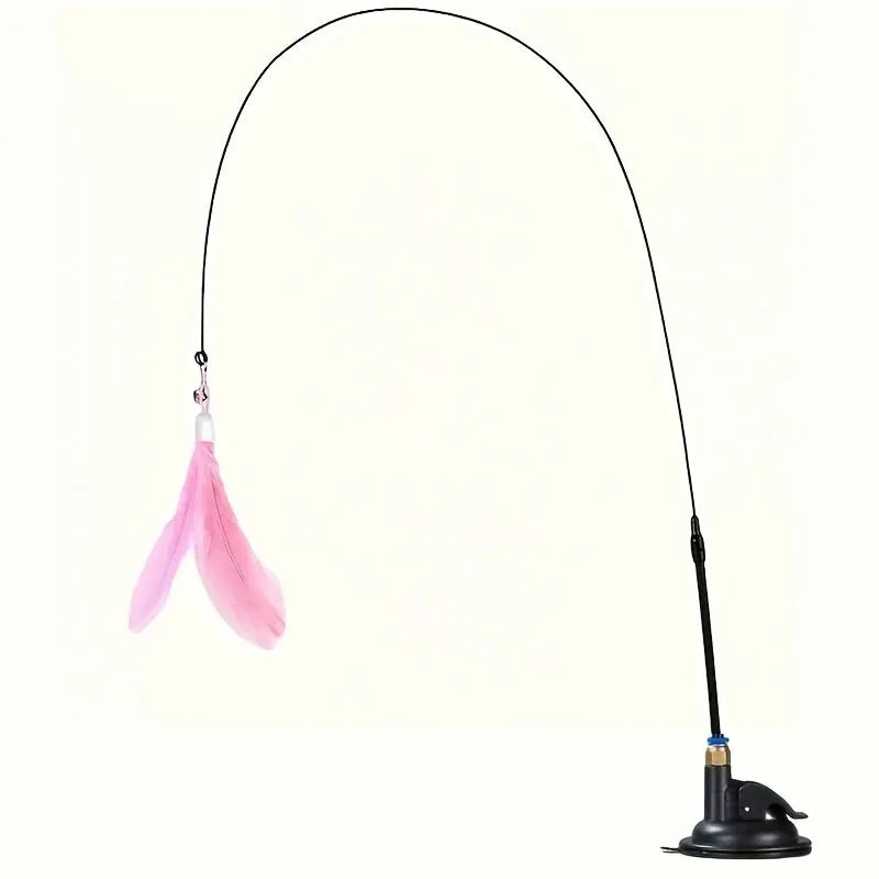 Interactive Cat Teaser Wand – Feather & Bell