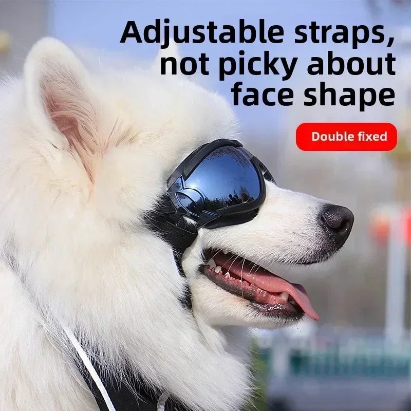 UV Protection Dog Goggles – Adjustable Outdoor Eyewear