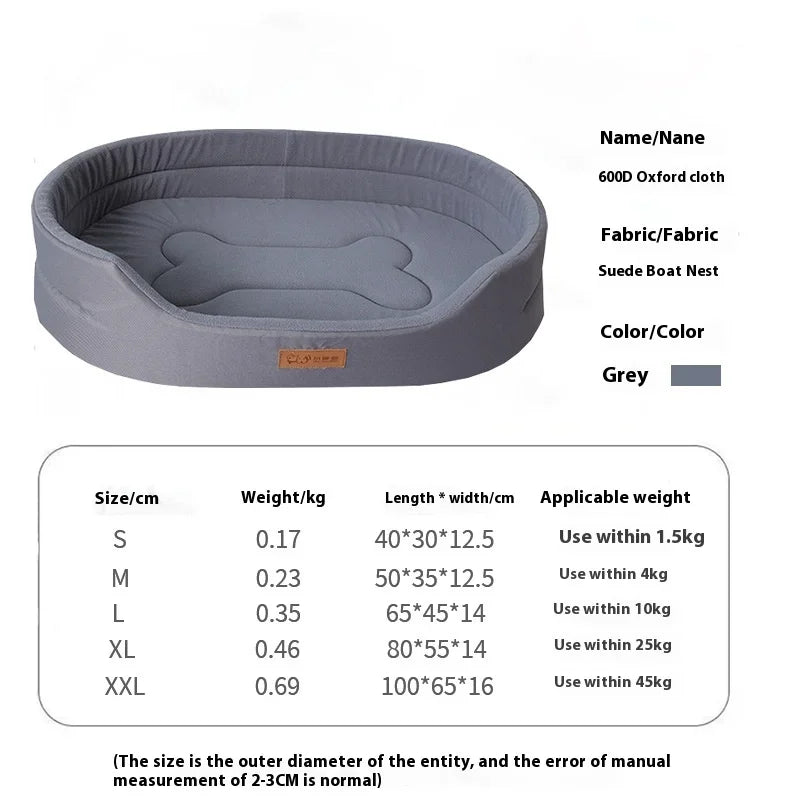 Waterproof Square Dog Bed – Large Dogs