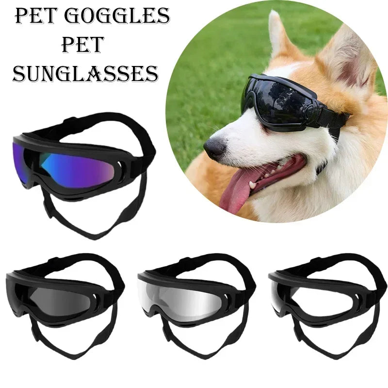 UV Protection Dog Goggles – Adjustable Outdoor Eyewear